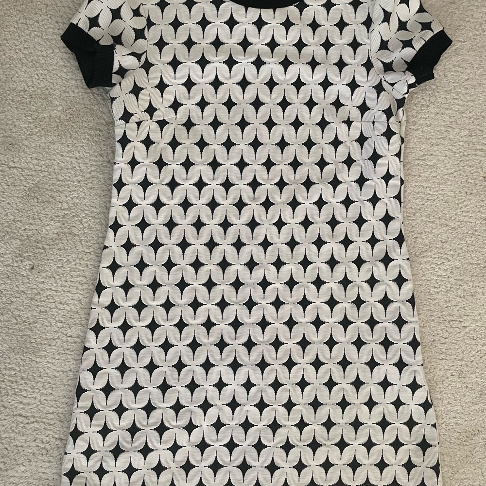 Zara A-line Jacquard Dress
